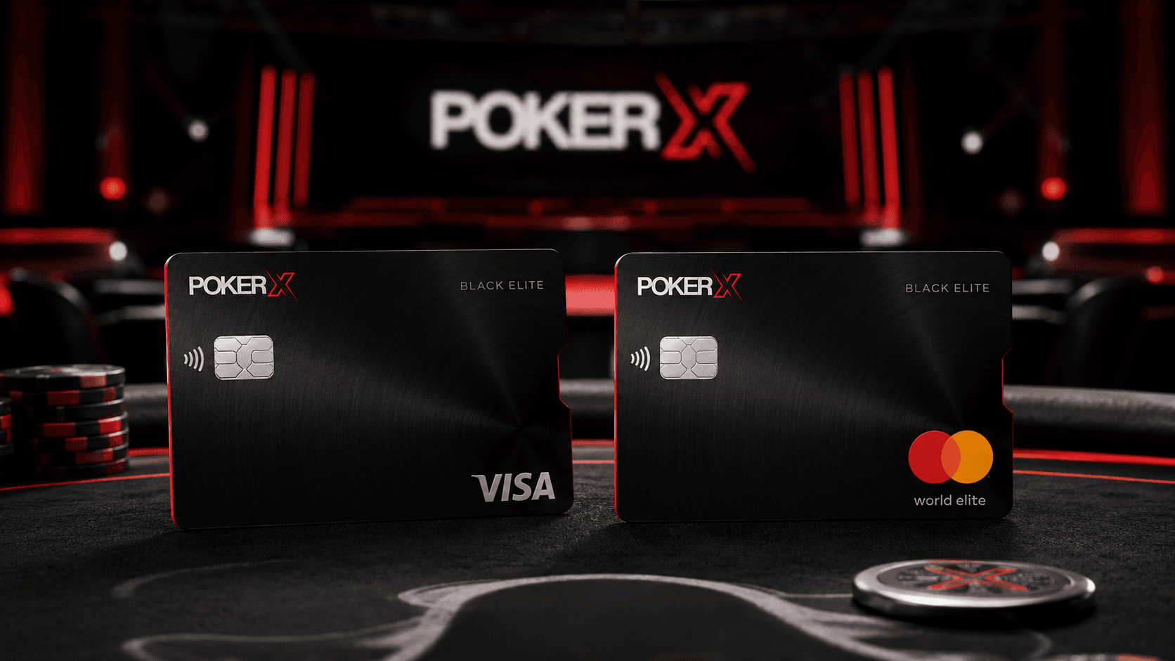 POKER X Black Elite — Visa Platinum and Mastercard World Elite