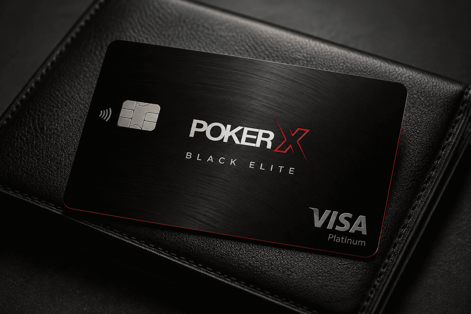 POKER X Black Elite Visa Platinum