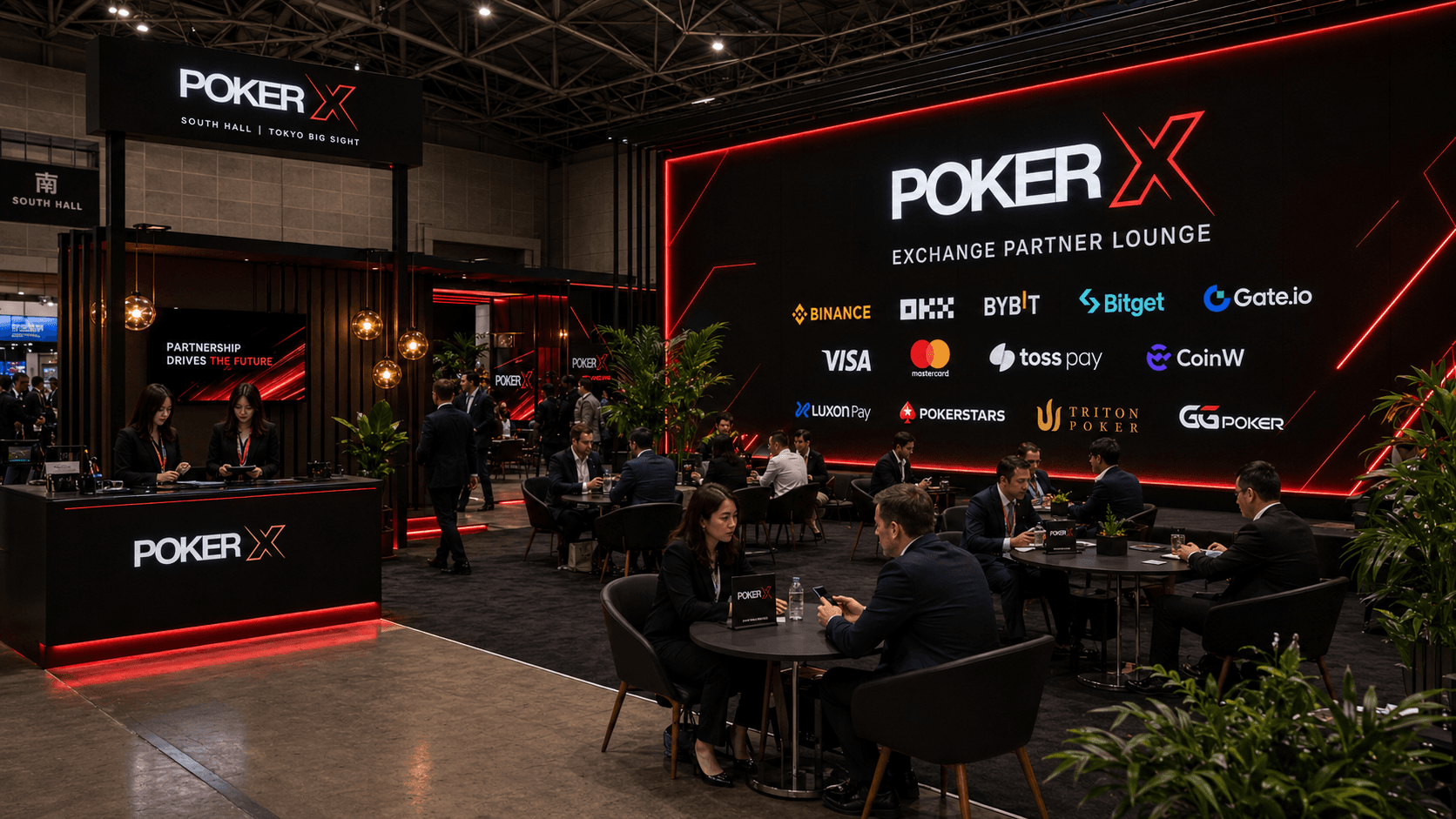 Exchange partner lounge