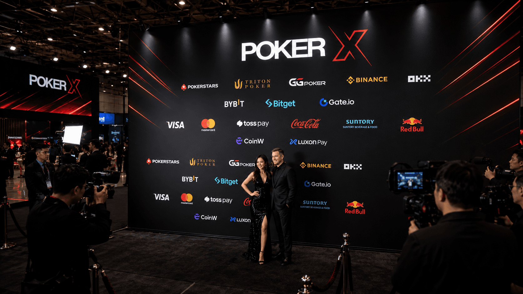 Sponsor photo wall