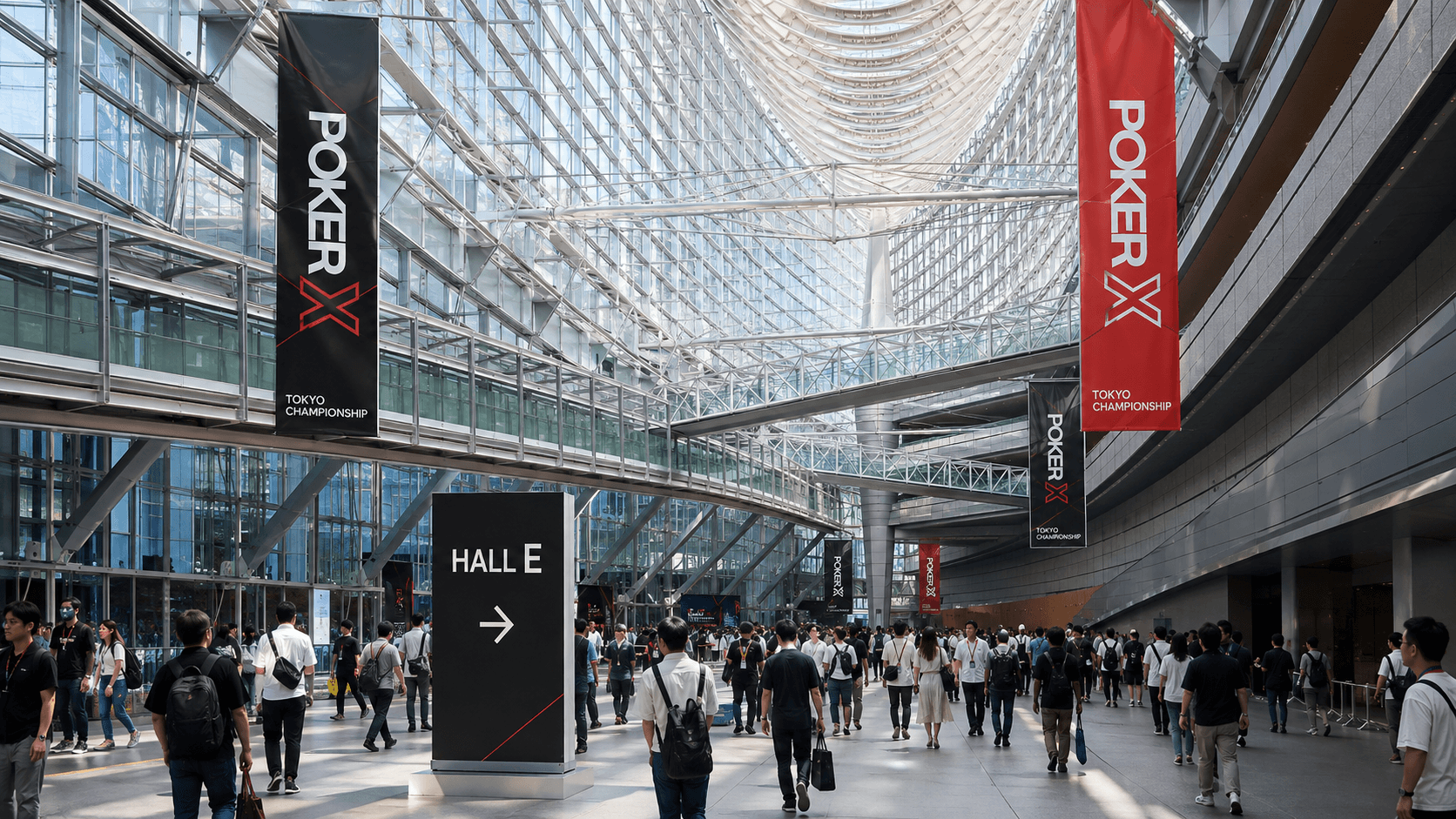 Tokyo International Forum Hall E — POKER X Tokyo Championship venue